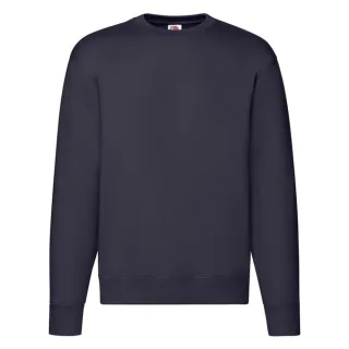 Fruit of the Loom - "Premium" Sweatshirt für Herren angesetzte Ärmel (Marineblau)