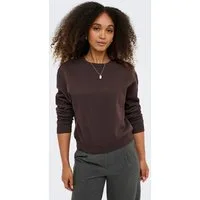 ONLY Sweatshirt ONLSWEAT L/S CREW OVERSIZE SWT Baumwollmischung, loose fit, Rundhals