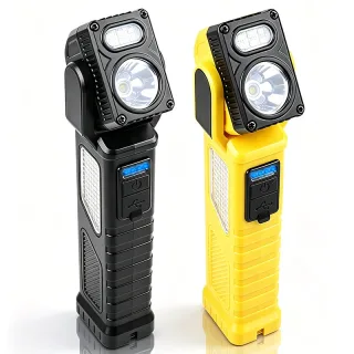 BIKIGHT G908 1200mAh LED Work Light 180° Rotating Head Magnetic Base USB C Rechargeable Power Bank 300-400LM Waterproof