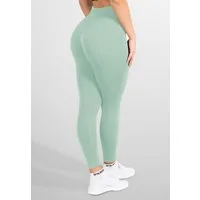 Smilodox Leggings Amaze Pro mit Scrunch-Effekt, High Waist V-Shape Sport & Yogahose Seamless Push Up Booty Fitnesshose Blickdicht Yoga Gym Figurformend