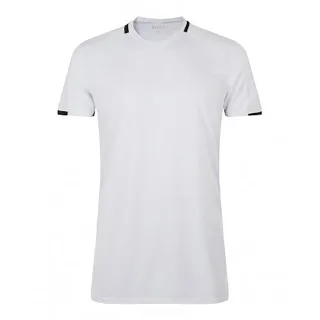 SOLS Herren Classico Kontrast Kurzarm Fußball T-Shirt (Weiß/Schwarz)
