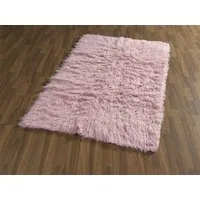 Böing Carpet Flokati-Teppich Flokati rose, rechteckig