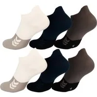 EloModa Sportsocken 6 Paar Sport-Sneaker Socken mit Fersenlasche, (6-Paar) integrierte Fersenlasche, für Alltag & Sport.