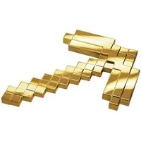 Minecraft Spielzeug-Axt Minecraft Gold Slick Spitzhacke, 50 cm