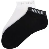 HUGO Sneakersocken 2P AS SHINY PIQ CC W (3-Paar) leicht schimmernd