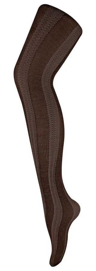Sock Snob - Farbige 80 Denier Strumpfhosen für Damen - gestreift - blickdicht