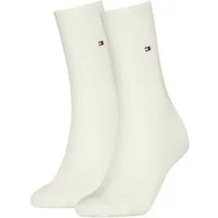 Tommy Hilfiger Socken TH WOMEN SOCK CASUAL 2P (2-Paar, 2 Paar) mit flacher Zehennaht