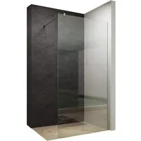 AQUABATOS Walk-in-Dusche Duschtrennwand Glaswand Duschglaswand Dusche Walk In Duschwand 10mm, Walk-In Duschwand 10 mm Nano Glas in 5 verschiedenen Breiten (80-120cm), Höhe: 200 cm