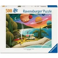 Ravensburger Puzzle Erwachsenenpuzzle 500 Teile - Camping unter dem Kosmos, 500 Puzzleteile
