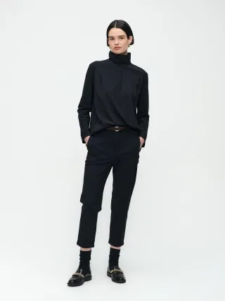 Jane Lushka - Dolche Vita top technical jersey black - Gr. - XS