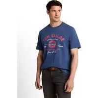 TOM TAILOR T-Shirt mit großem Logofrontprint
