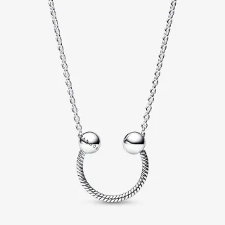 Pandora 'Moments' Damenhalskette aus 925 Sterling Silber - Silber 392747C00-45