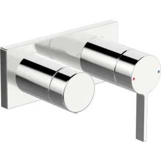 Hansa Hansaloft Wannenarmatur 57649583 UP-Wannen-Einhebelmischer, mit Drehumsteller, chrom