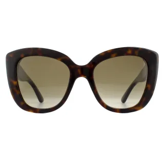 Gucci Cat Eye Sonnenbrille für Damen in Havanna Braun mit Farbverlauf