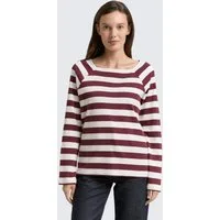 TOM TAILOR Langarmshirt T-Shirt Langarmshirt mit Streifenmuster