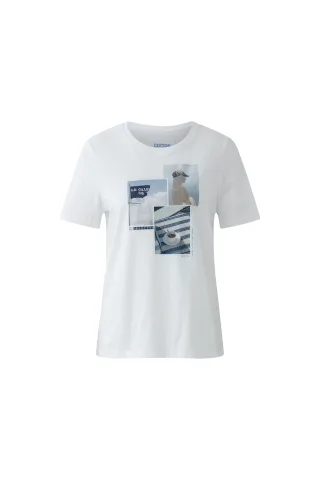 Oui - T-Shirt optic white - Gr. - 36