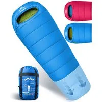 Alpenwert Kinderschlafsack Ultraleicht 130-170cm – Outdoor, wasserabweisend & kompakt, mitwachsend