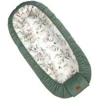 Babymajawelt Bettnestchen Baby Kuschelnest Reh mit Matratze Mitwachsend (101325), (Set, 1-tlg., 1x Babynestchen verstellbar, inkl. Tragetasche), Made In EU, für den Schlaf zwischendruch, Bettverkleinerung