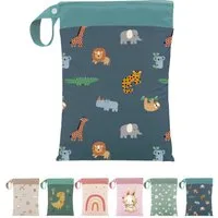 Artee Wickeltasche Nasstasche für Wechselwäsche Kita, Kindergarten, Strand, 1 Stück