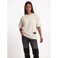 ENVYME T-Shirt Oversize T-Shirt „Heart" Herz-Print, Vintage Destroyed-Look