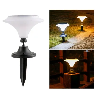 Elfeland Martini Solar Lamp Outdoors Waterproof Garden Light Monocrystalline Panel Automatic on/off Solar Powered Landsc