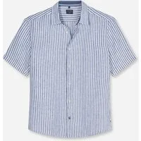 OLYMP Kurzarmhemd Casual Sommerhemd, Leinenhemd