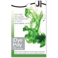 Jacquard Textilfarbe iDye Poly, Färbemittel für synthetische Gewebe, 14g Päckchen inkl. Farbverstärker