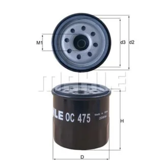 Mahle ?lfilter Dacia Kia Mazda Nissan Renault Subaru