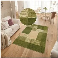 OTTO home Teppich Melvin, rechteckig, Höhe: 8 mm, schön weich, Kurzflor Teppich Karo-Muster, Wohnzimmer, Esszimmer