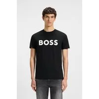 BOSS ORANGE T-Shirt Thinking (1-tlg) Rundhalsausschnitt, Regular Fit, großer Logodruck