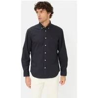 camel active Langarmhemd mit Brusttasche Langarm Button-Down