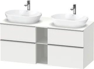Duravit D-Neo Konsolenwaschtischunterbau wandhängend Weiß Matt 1400x550x664 mm - DE4970B70180000 DE4970B70180000