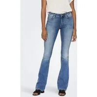 ONLY Bootcut-Jeans ONLBLUSH – Bootcut-Jeans mit ausgestelltem Bein bootcut fit, modisch, Denim, Baumwollmischung