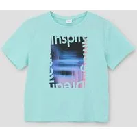 s.Oliver Kurzarmshirt T-Shirt T-Shirt mit Frontprint