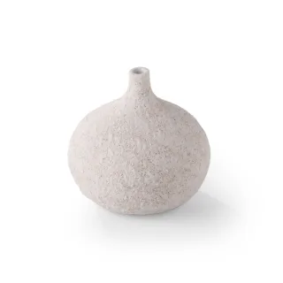 Vase Congo white sand