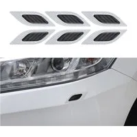 kwmobile Schutzfolie kwmobile 6x Universal Auto Stoßstangen Aufkleber - Stoßstangenschutz, (6-St), 6x Universal Auto Stoßstangen Aufkleber