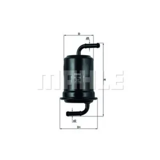 Mahle Kraftstofffilter Mazda 626 Proton Persona