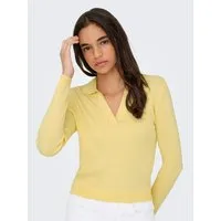 ONLY Polokragenpullover ONLKAYA LS POLO PULLOVER EX KNT Rippstrick