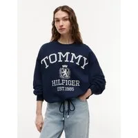 Tommy Hilfiger Sweatshirt VARSITY CREST MDRN SWEATSHIRT Baumwolle, Logo Frontdruck