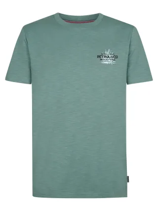 Petrol Industries - Backprint T-Shirt FuegoSur Herren - Grün