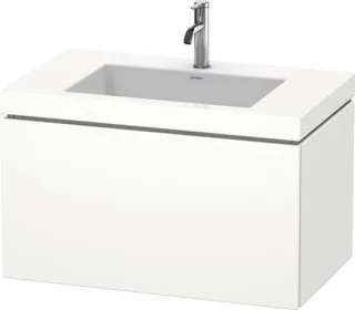 Duravit L-Cube c-bonded Set wandhängend Weiß 800x480x500 mm - LC6917O8484 LC6917O8484