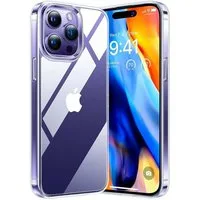 CoolGadget Handyhülle Silikon Handy Hülle Slim für Apple iPhone 14 Pro 6,1 Zoll, dünne TPU Schutzhülle Case in transparent / durchsichtig
