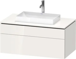 Duravit L-Cube Konsolenwaschtischunterbau wandhängend Weiß Hochglanz 1020x550x482 mm - LC48810858500 LC4881085850000