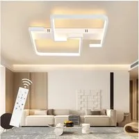 ZMH LED Deckenleuchte Rechteckige Deckenlampe 30*25*4.5cm Modern für Schlafzimmer Flur, Hochwertige Lampenperlen, LED fest integriert, 3000-6500k