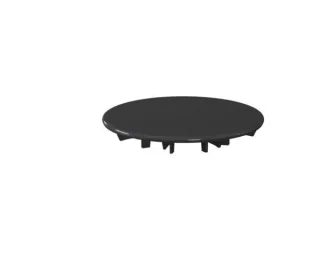 Dallmer Abdeckhaube ORIO matt schwarz, 161390 161390