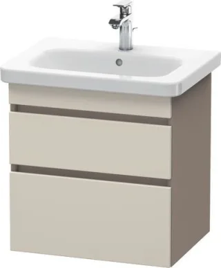 Duravit DuraStyle Waschtischunterbau wandhängend Taupe & Basalt Matt 580x448x610 mm - DS648009143 DS648009143