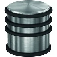 BASI Bodentürstopper Türpuffer, Türstopper (Packung, 1 St), aus Edelstahl mit Gummi-Schutz, extra schwer und rutschfest, 1 KG