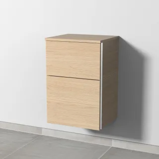 Sanipa 3way Unterschrank mit 2 Auszügen, Eiche-Nordic, BR14448 BR14448