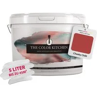 A.S. Création Wand- und Deckenfarbe Seidenmatt Innenfarbe THE COLOR KITCHEN, für Wohnzimmer Schlafzimmer Flur Küche, versch. Rottöne