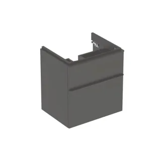 Geberit Smyle Square Unterschrank für Waschtisch, m. 2 Schubladen 58,4x61,7x47cm, lava, 500352JK1 500352JK1
